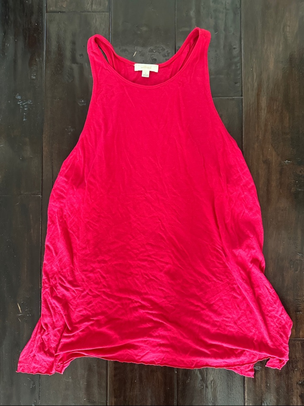 Wilfred dark M Pink Women's Racerback Tank Top